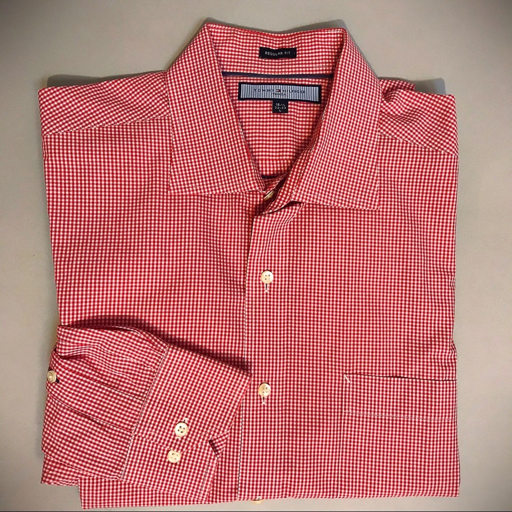 Red Check Tommy Hilfiger Classic Shirt